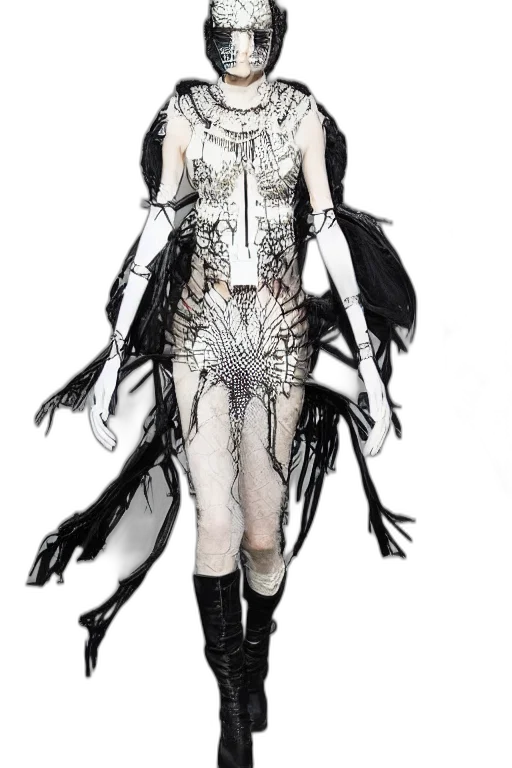 dress, mask, concept art, fantasy art transparent PNG cut-out