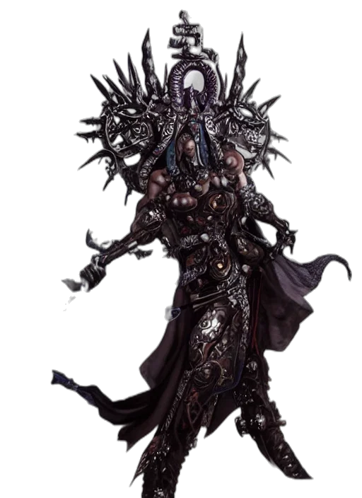 crown, staff, creature, concept art transparent PNG cut-out
