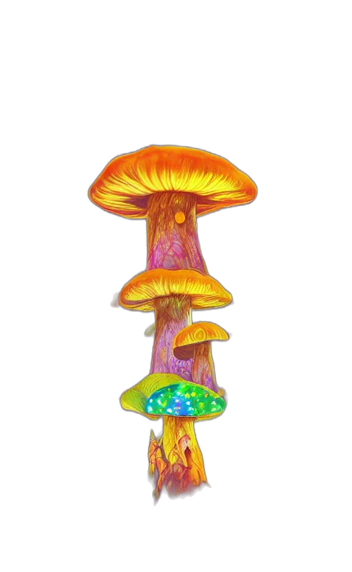 crown, umbrella, hat, staff transparent PNG cut-out