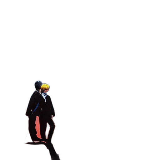jacket, staff, robot, mask transparent PNG cut-out