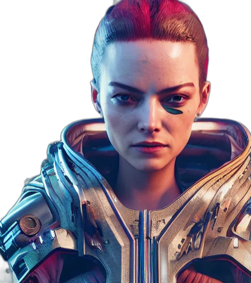robot, face, concept art, comic book art transparent PNG cut-out
