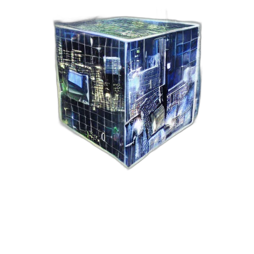 robot, 3d render, cyberpunk, outer space transparent PNG cut-out