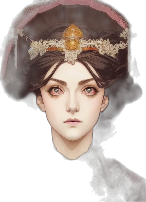 crown, face, staff, hat transparent PNG cut-out