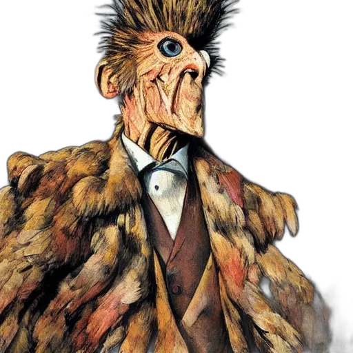 mask, jacket, face, creature transparent PNG cut-out