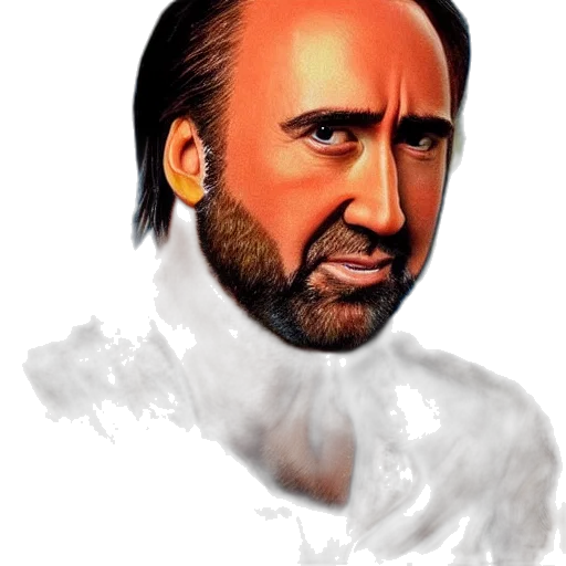 face, hair, mask, staff transparent PNG cut-out
