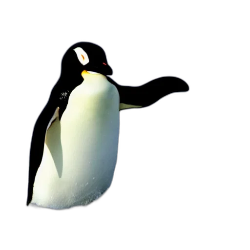 animal, staff, creature, 3d render, concept art, pixel art, photorealistic, penguin transparent PNG cut-out