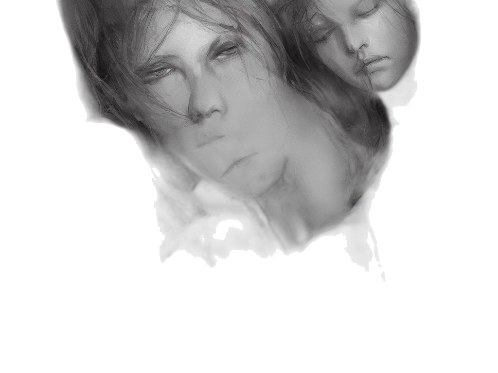 face, photorealistic, pencil sketch, concept art, watercolor, insomnia, initial, stage transparent PNG cut-out
