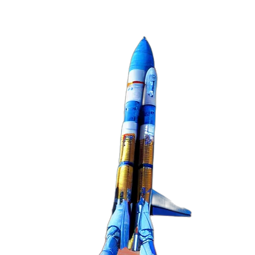 weapon, staff, 3d render, concept art, photorealistic, pixel art, outer space, blue transparent PNG cut-out