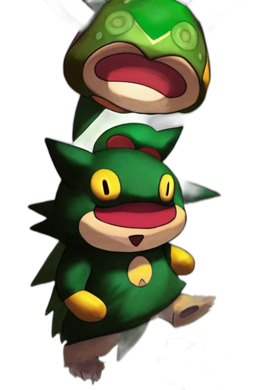 staff, creature, animal, hat transparent PNG cut-out