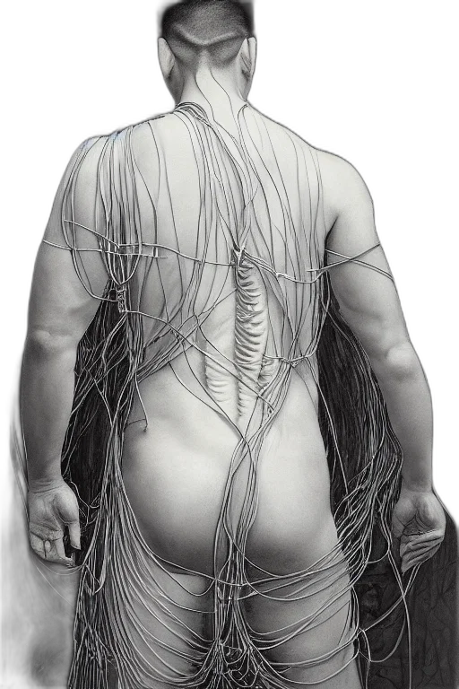 hair, dress, creature, jacket transparent PNG cut-out