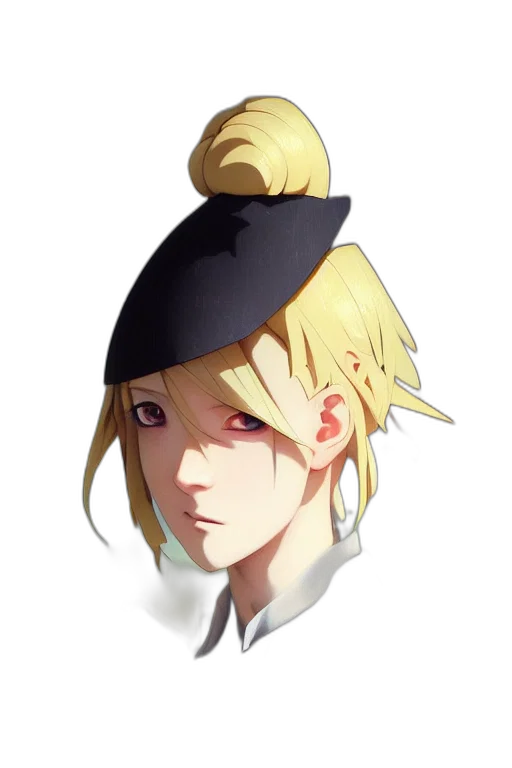 hat, staff, crown, face transparent PNG cut-out