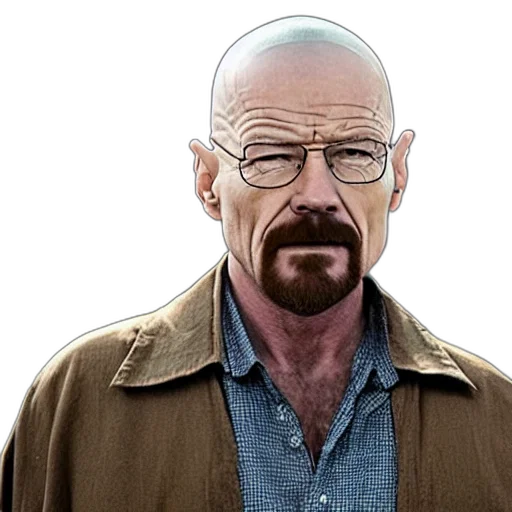jacket, face, animal, photorealistic, comic book art, cartoon, concept art, walter transparent PNG cut-out