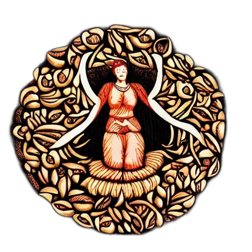 jewelry, crown, dress, staff transparent PNG cut-out