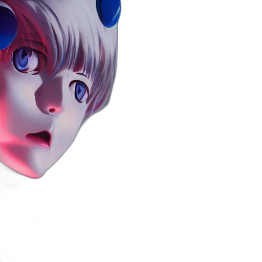 mask, face, robot, creature transparent PNG cut-out