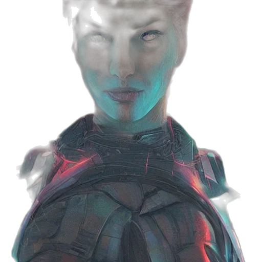 face, mask, robot, creature transparent PNG cut-out
