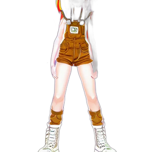 jacket, staff, robot, 3d render, concept art, cartoon, pixel art, earth tones transparent PNG cut-out