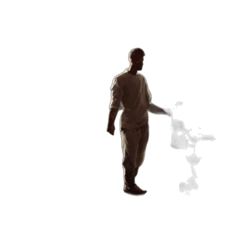 staff, robot, umbrella, jacket transparent PNG cut-out