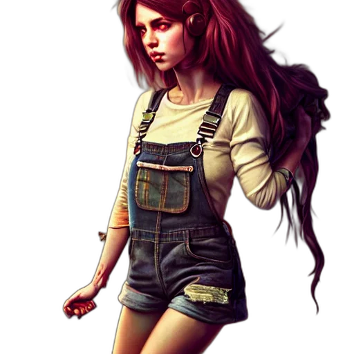 concept art, fantasy art, comic book art, photorealistic, red, dark, colorful, neon transparent PNG cut-out