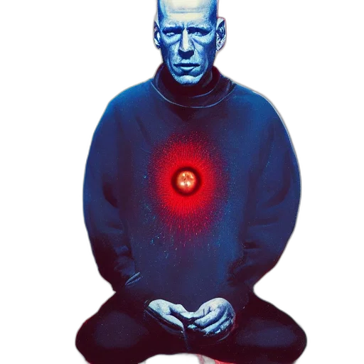 jacket, robot, flower, face transparent PNG cut-out