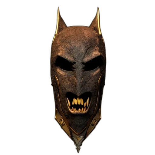 mask, face, crown, animal, concept art, 3d render, comic book art, fantasy art transparent PNG cut-out