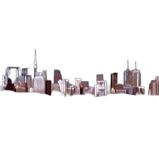 building, furniture, concept art, 3d render, photorealistic, pixel art, city street, fog transparent PNG cut-out