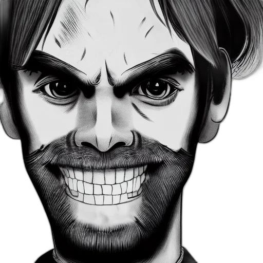 face, mask, cartoon, comic book art, concept art, photorealistic, pewdiepie, cow transparent PNG cut-out