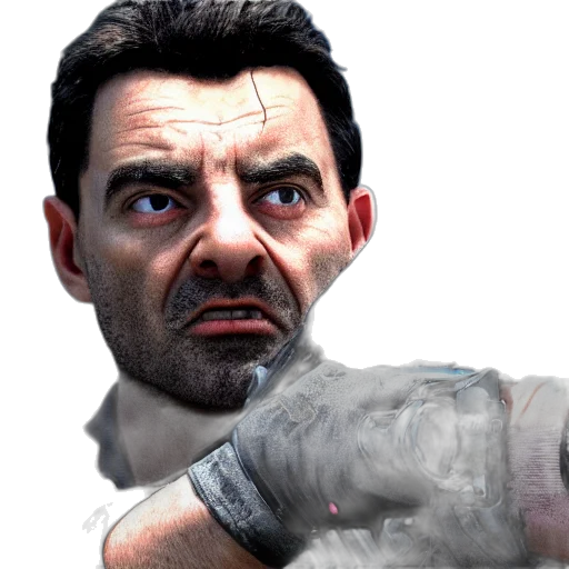face, weapon, staff, concept art transparent PNG cut-out