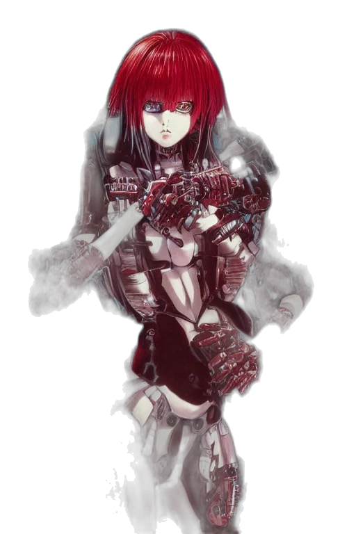 robot, weapon, concept art, fantasy art transparent PNG cut-out