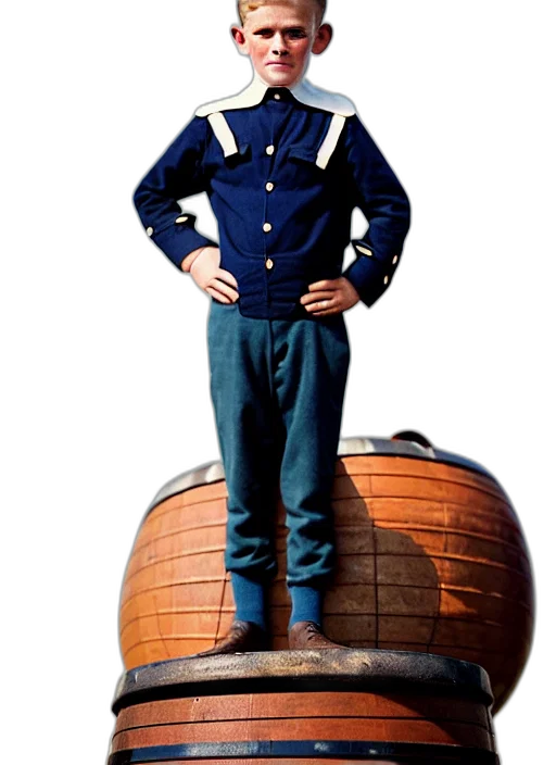 jacket, staff, robot, hat transparent PNG cut-out