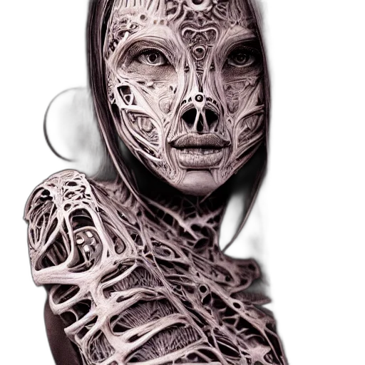mask, face, jewelry, dress, photorealistic, concept art, fantasy art, cyberpunk transparent PNG cut-out