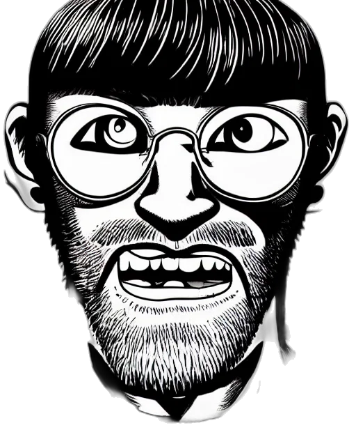face, mask, staff, cartoon transparent PNG cut-out