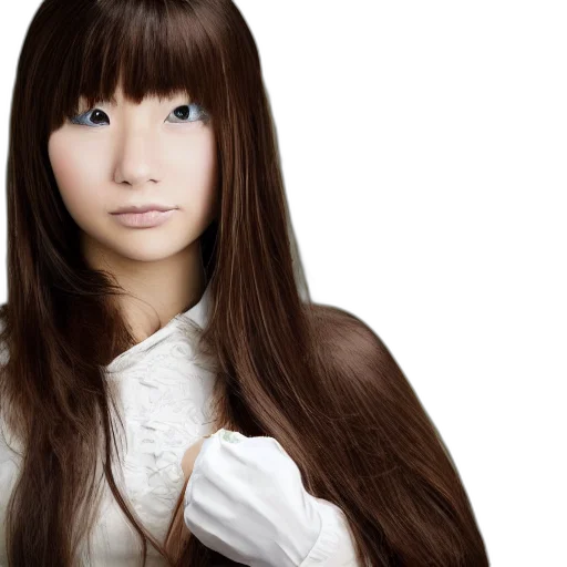 hair, face, robot, dress transparent PNG cut-out