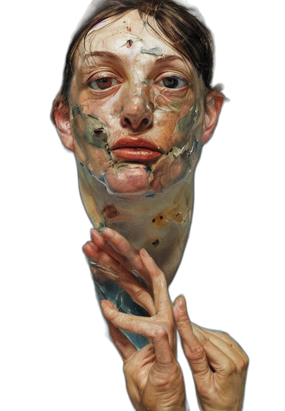 face, mask, creature, robot transparent PNG cut-out
