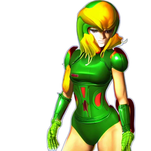 robot, dress, concept art, comic book art, 3d render, pixel art, green, detailed transparent PNG cut-out