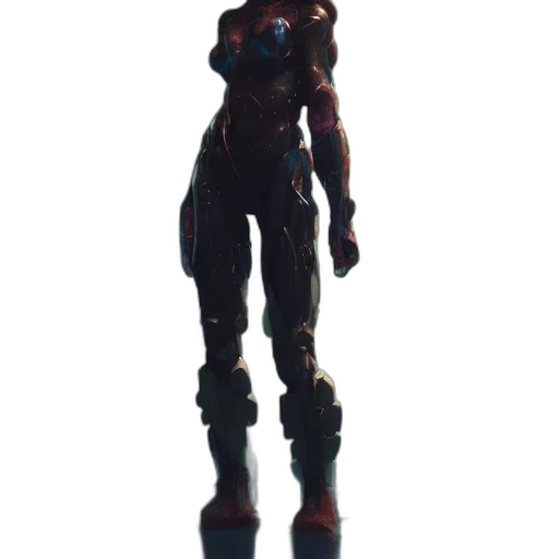 robot, staff, weapon, creature transparent PNG cut-out