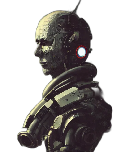 robot, mask, face, creature transparent PNG cut-out