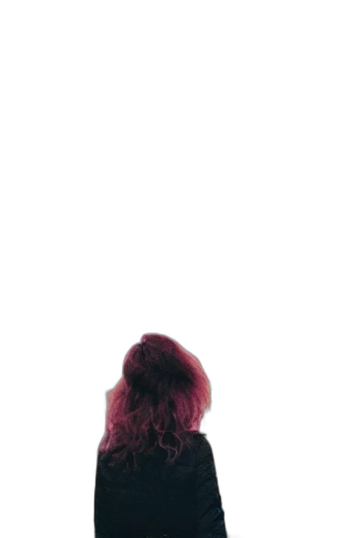 hair, jacket, hat, crown, 3d render, vaporwave, concept art, photorealistic transparent PNG cut-out