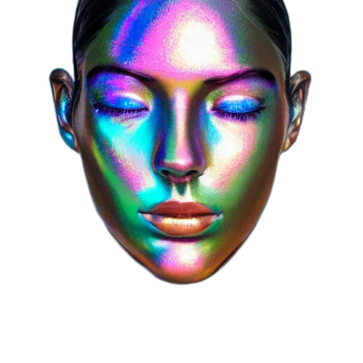 face, mask, crown, jewelry transparent PNG cut-out