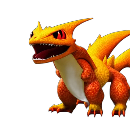 dragon, animal, creature, 3d render transparent PNG cut-out