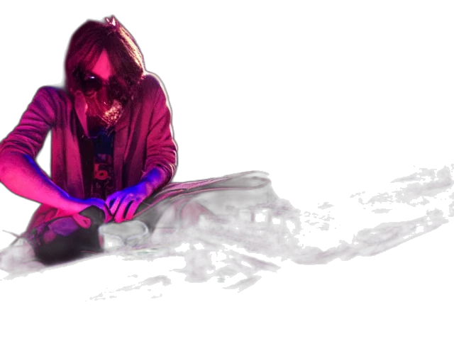 jacket, weapon, sword, cyberpunk transparent PNG cut-out