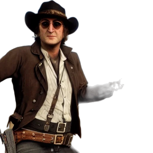 jacket, hat, staff, weapon transparent PNG cut-out