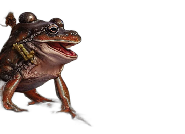 animal, creature, dragon, hat, photorealistic, concept art, 3d render, watercolor transparent PNG cut-out