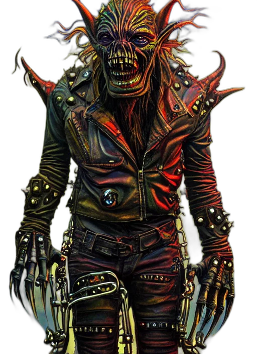 mask, staff, creature, jacket, concept art, comic book art, fantasy art, photorealistic transparent PNG cut-out