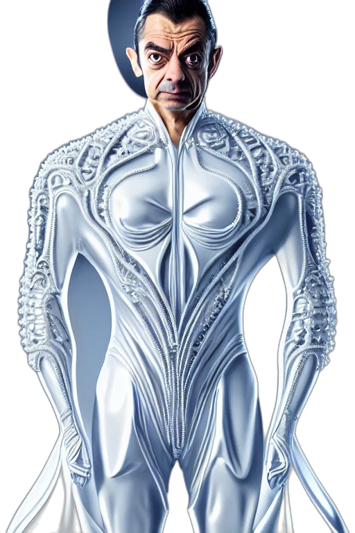 dress, jacket, robot, comic book art, concept art, 3d render, fantasy art, detailed transparent PNG cut-out