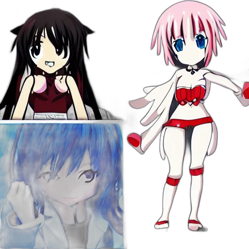 dress, anime, concept art, cartoon transparent PNG cut-out
