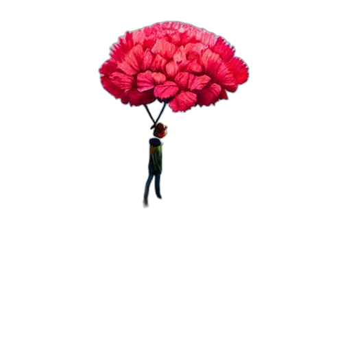 umbrella, jacket, flower, hat transparent PNG cut-out