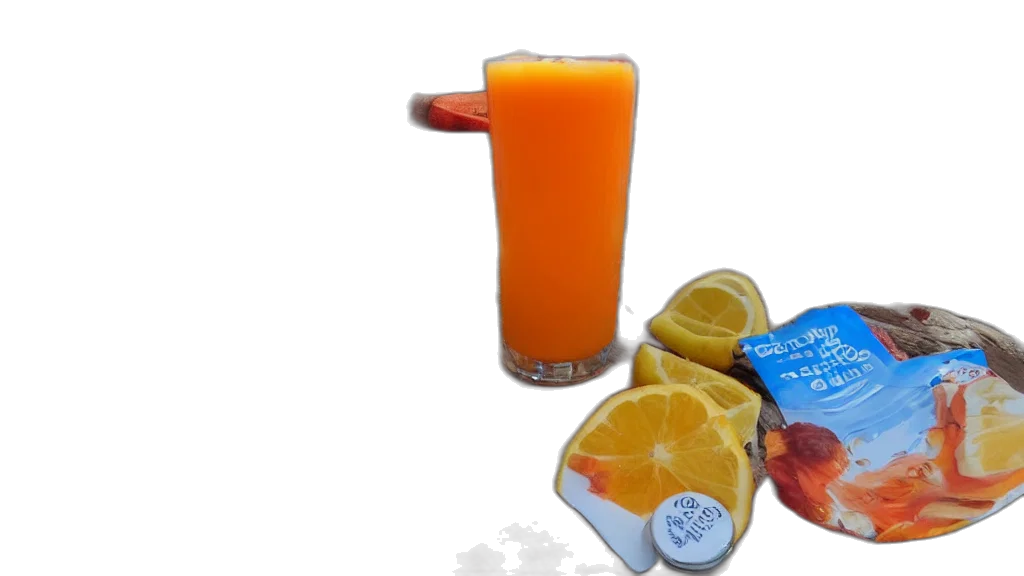 food, 3d render, photorealistic, oranje transparent PNG cut-out