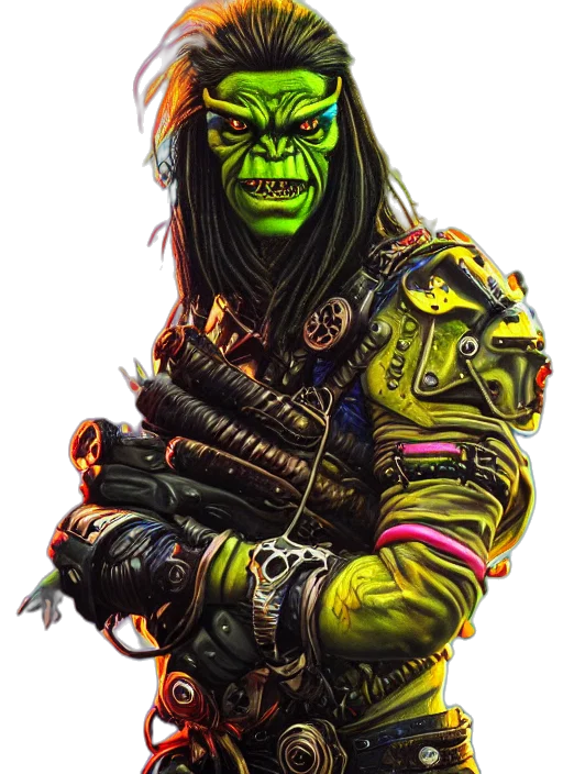 mask, staff, face, creature transparent PNG cut-out