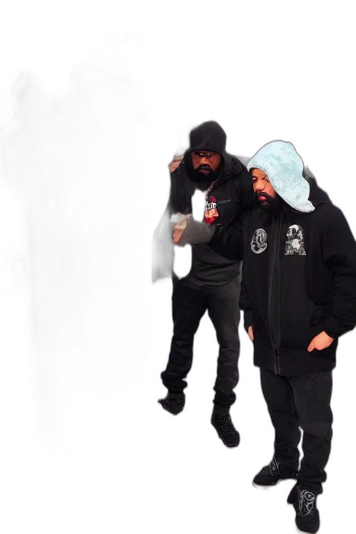 jacket, outer space, fire, dramatic transparent PNG cut-out