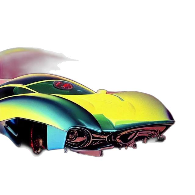 car, concept art, 3d render, photorealistic transparent PNG cut-out